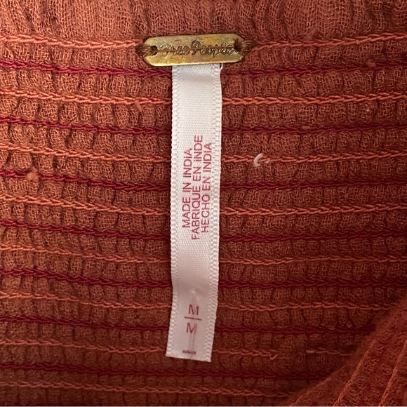 Free People Dahlia Embroidered Maxi Dress in Ginger Snap Combo - Picture 12 of 15